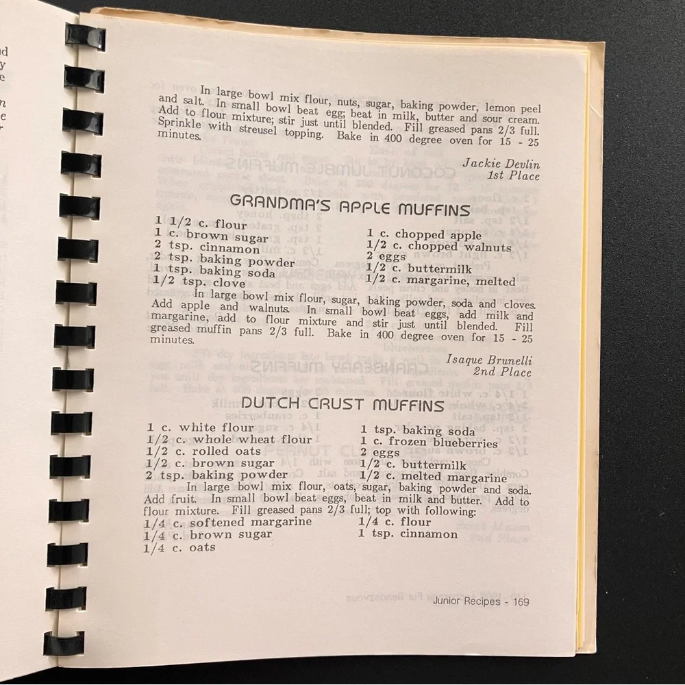 Alaska Community Cookbook 1988 Anchorage Fur Rendezvous Vintage Spiral Bound